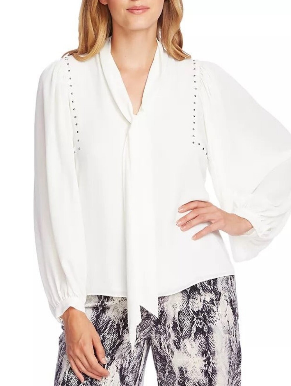 Vince Camuto Tie Up Blouse